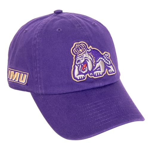 Gorra bordada ajustable color púrpura miniatura 1