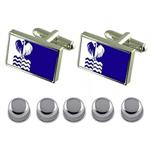 Select Gifts Hemdjurk Studs Tiete City Sao Paulo State Flag Manchetknopen