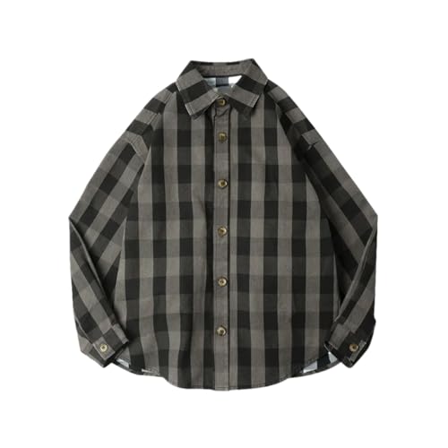 Chemise à carreaux vintage Harajuku : exprimez votre style avec nostalgie