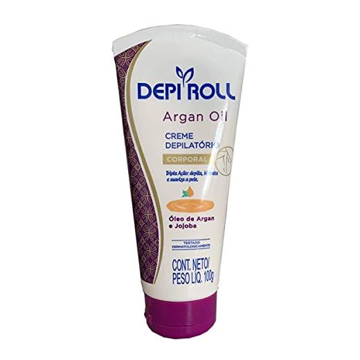 Creme Depilatório Corporal Argan 100 g, Depiroll