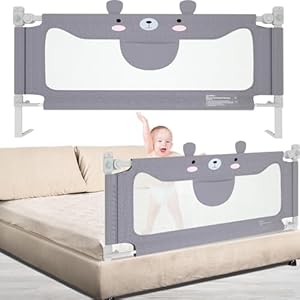 Eldzenith Rausfallschutz Bettgitter Baby 150 cm