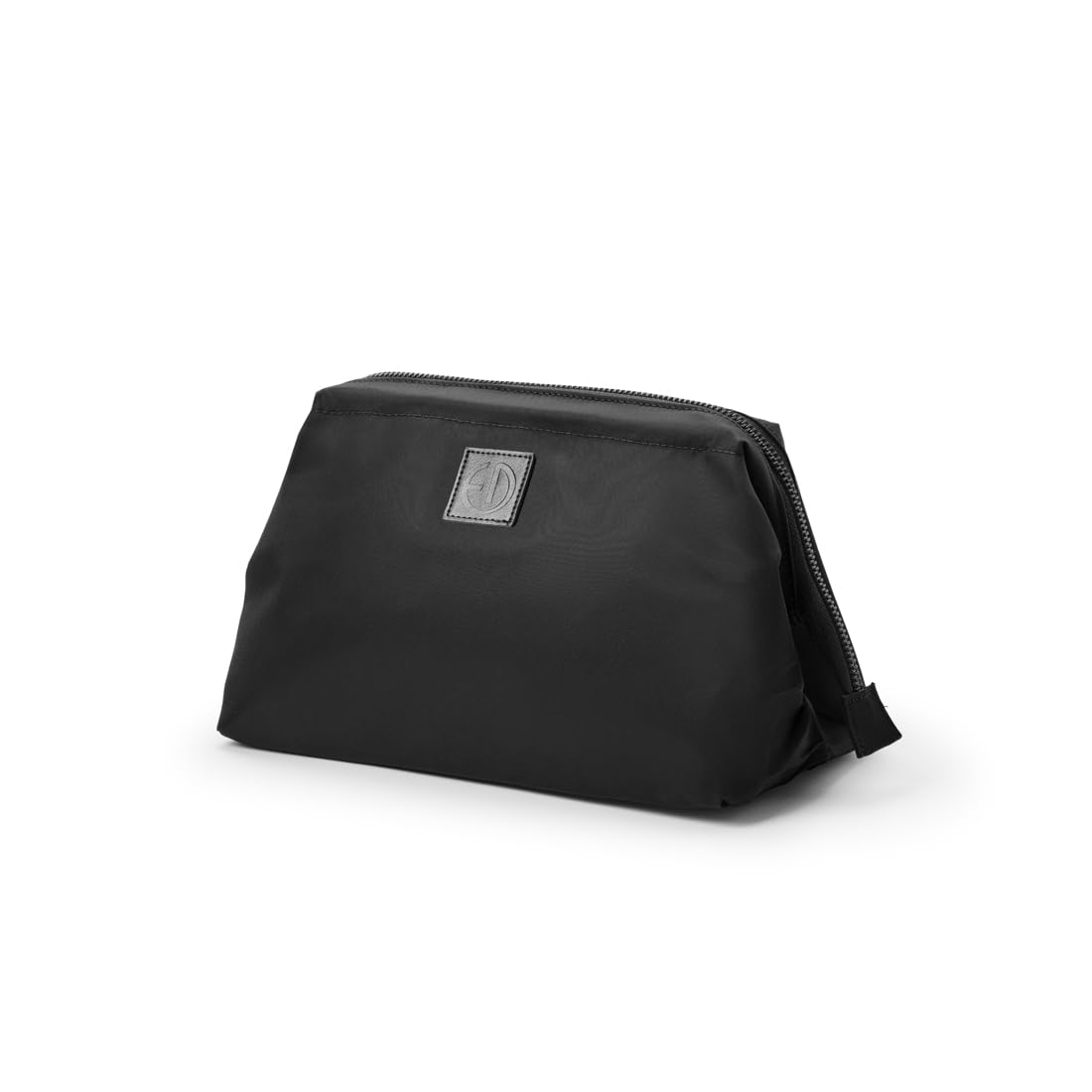 Elodie Details Zip&Go Large ouverture – Sac à couches pour bébé, trousse de maquillage, sac de toilette, sac d'allaitement, changement de couche, trousse de voyage portable, grande capacité, noir