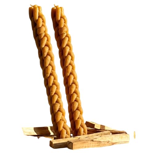 Énergie spirituelle préservée : bougie artisanale Palo Santo luxe