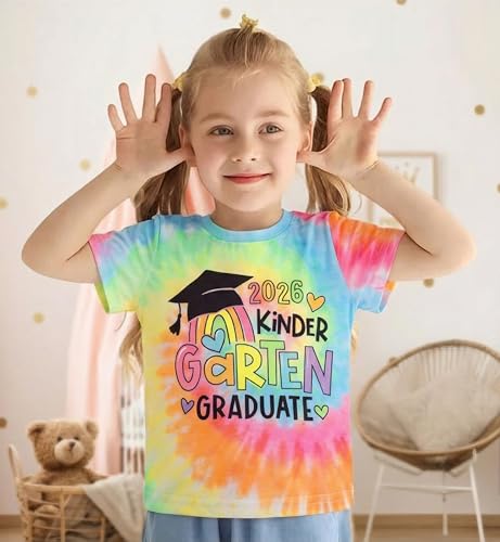 Image of Kindergarten Graduation Shirt for Girl: Last Day of School Shirt Kids 2026 Preschool Graduation Gift Tee Top