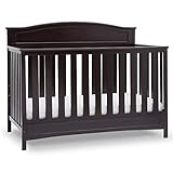 Delta Children Emery Deluxe 6-in-1 Convertible Crib - Greenguard Gold Certified, Dark Chocolate (Baby Product)