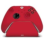 Controller Gear Pulse Red Universal Xbox Pro Charging Stand with 1100 Mah Rechargeable Battery, Charging Dock, Charging Station for Xbox Series X|S and Xbox One - Xbox Series X