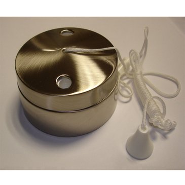 BG Stainless Steel Ceiling Pull Switch 6 Amp 2 Way 802ST