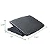 Mind Reader Foot Rest, Foot Stool, Under Desk at Work, Ergonomic, Height Adjustable, Office, 17.5