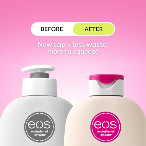Image of eos Shea Better Body Lotion Strawberry Dream, 24-Hour Moisture Skin Care, Lightweight & Non-Greasy, Natural Shea, Vegan, Strawberry Body Lotion, 16 fl oz