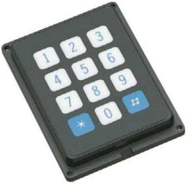 88AB2-152,Input Devices Keypad 3x4 Matrix Blue Leg White Btn