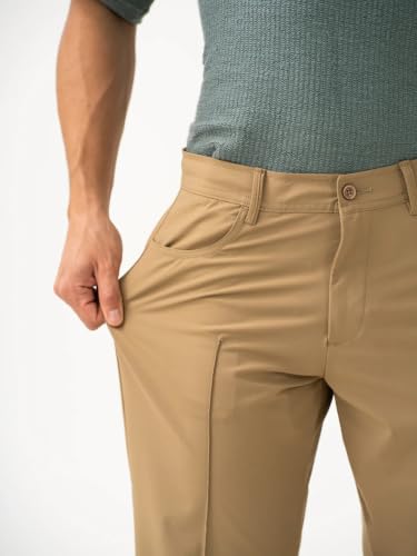 Image of The Pant Project Relaxed Fit Korean Pintuck Pants for Men | Stylish Relax Fit Men's Wear Trousers for Office or Party | Mens Fashion Dress Trouser Pant