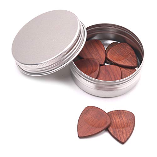 Laimoere Boîte de médiators portable en forme ronde pour guitare - Les Beatles, Paul McCartney, John Lennon, RIngo Starr, George Harrison Laimoere Boîte de médiators portable en forme ronde pour guitare – Image 4