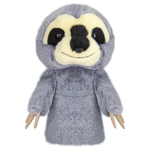 Sloth Golf Club Head Covers, Relassy Novelty Driver Head Covers, Funny Sloth Golf Head Covers for Woods Fits 460cc Driver, Novel Golfing Gifts for Men Women