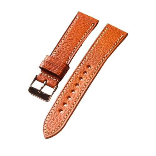 HuanJ �n���h���C�h�̃w�b�h���C���[���v�X�g���b�v 18MM 20MM 22MM�A�C�^���A�����v�u���[�u���b�N�u���E�����B���e�[�W�����Y�E�H�b�`�u���X���b�g(D rose gold,18mm)