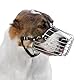 BRONZEDOG Drahtkorb Hund Maulkorb Metall Hund Maulkorb Leder verstellbar (Size 7: Alabai & Maremma)