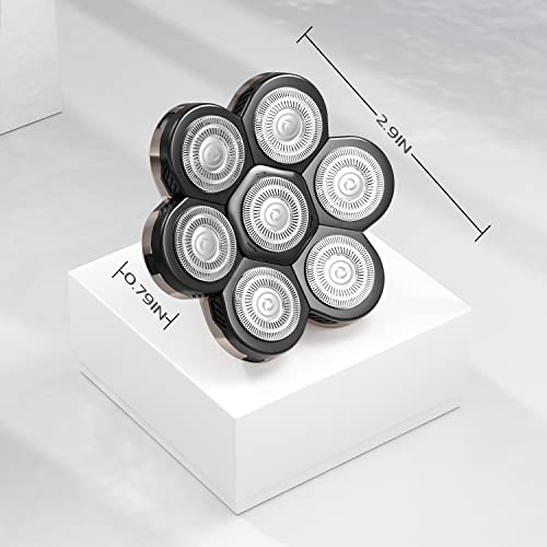 7 Blades Head Shaver Replacement Heads, Shaver Blade Heads Replacement For Electric Razor For Men #TOP6