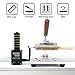 Desktop Hot Foil Stamping Machine 10x13cm with Handheld Brass T-Slot 110V for PVC Wood PU Leather Logo Embossing Bronzing