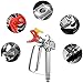 Tpaitlss Airless Paint Spray Gun with 517 tip Swivel Joint 3600PSI High Pressure Spray Gun