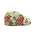 ZSKunity Women‘s Embroidered Beret, Floral Slouchy Hat Vintage Soft Hat Fashion Casual Cap (Black,One Size)
