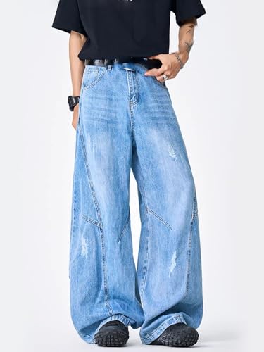 Men's American Summer Straight Casual Vintage Classic Jeans4
