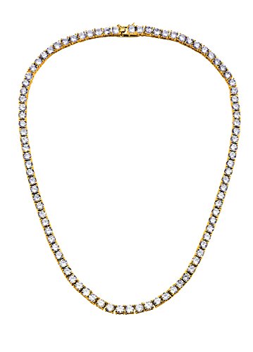 Collier tennis argent sterling oxyde de zirconium rivière bijoux femme