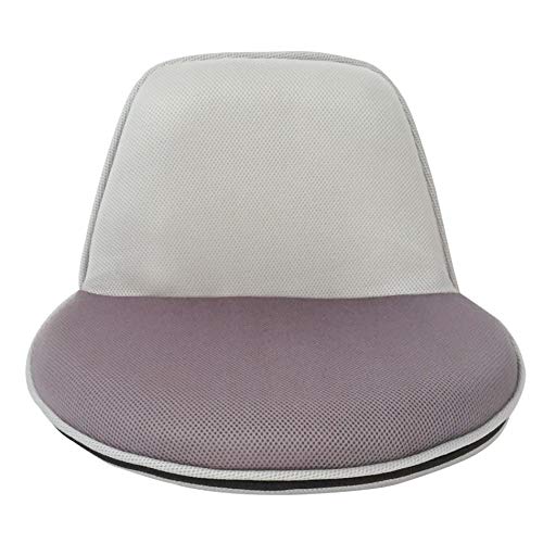 Preisvergleich Produktbild Rebecca Mobili Yogastuhl, Meditationssessel, Polyester, Grau, Relax, Schlafzimmer Wohnzimmer - Gesamtmaße: 44 x 52 x 50 cm (HxLxB) - Art. RE6384