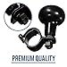 Zento Steering Knobs Classic Black Universal Fit Vehicle Steering Wheel Suicide Spinner Premium Quality Power Handles