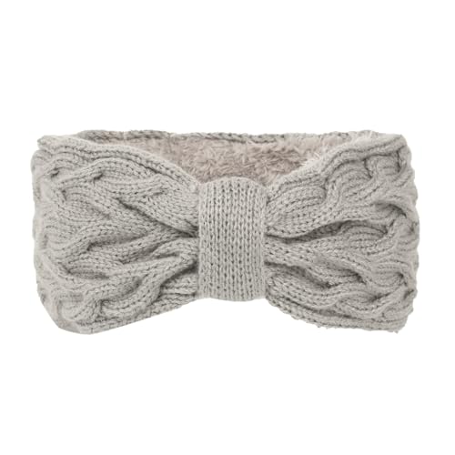 NLAIOUSL Women's Knitted Headwraps With Fleece Lining Stretchable Hairbands For Girls Fashionable Headbands Winter Accessories