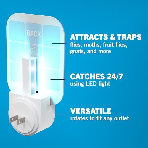 Safer Home Flying Insect Trap, Plug-In Fruit Fly Trap for Indoors, 1-Pack — view 6