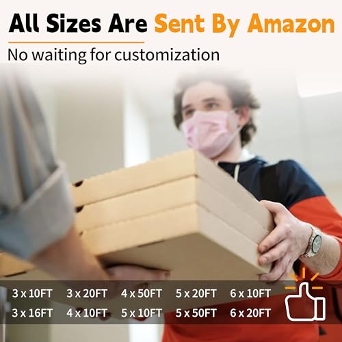 Mvpnet HK170 5' X 10' 90% Fence Privacy Screen 170Gsm Mocha/Black Fence Covering Heavy Duty Privacy thumb #1