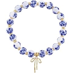 White Ball Blue Flower