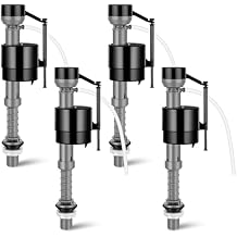 Lasnten 4 Pieces Toilet Fill Valve Toilet Tank Replacement Kit Valve Replacement Kit for Tank and Bowl Water Control