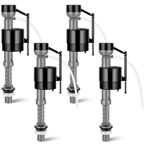 Lasnten 4 Pieces Toilet Fill Valve Toilet Tank Replacement Kit Valve Replacement Kit for Tank and...
