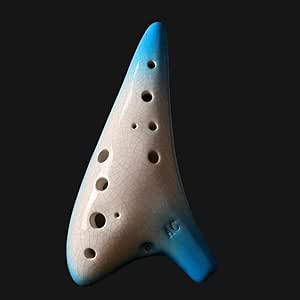 Amazon.com - JAHH Professional 12 Hole Alto Tone Key C Ocarina Flute ...