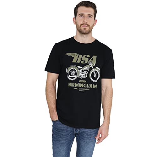 Cotton Soul BSA Small Arms Company T-shirt pour homme Noir, Noir , XL