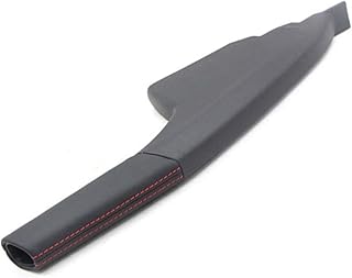 NNBINK Compatible con VW para Polo GTI 2011 2012 2013 2014 2015 Cubierta Freno Mano Automóvil Empuñaduras Interruptor Freno Estacionamiento Costuras Rojas Y Blancas 6RD 711 461 B (Color : 2)