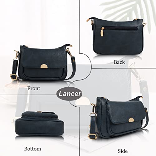 Image of LANCER Hobo Crossbody Shoulder Bag for Women and Girls - Stylish Tote Sling Handbag with Adjustable Strap | Ladies Purse, Travel Casual Office Bag