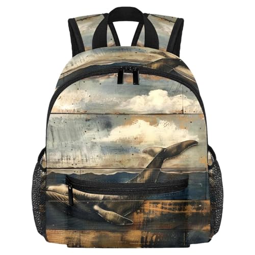 Sac à dos maternelle pour fille et garçon motif abstrait parfait pour l'école et les sorties
