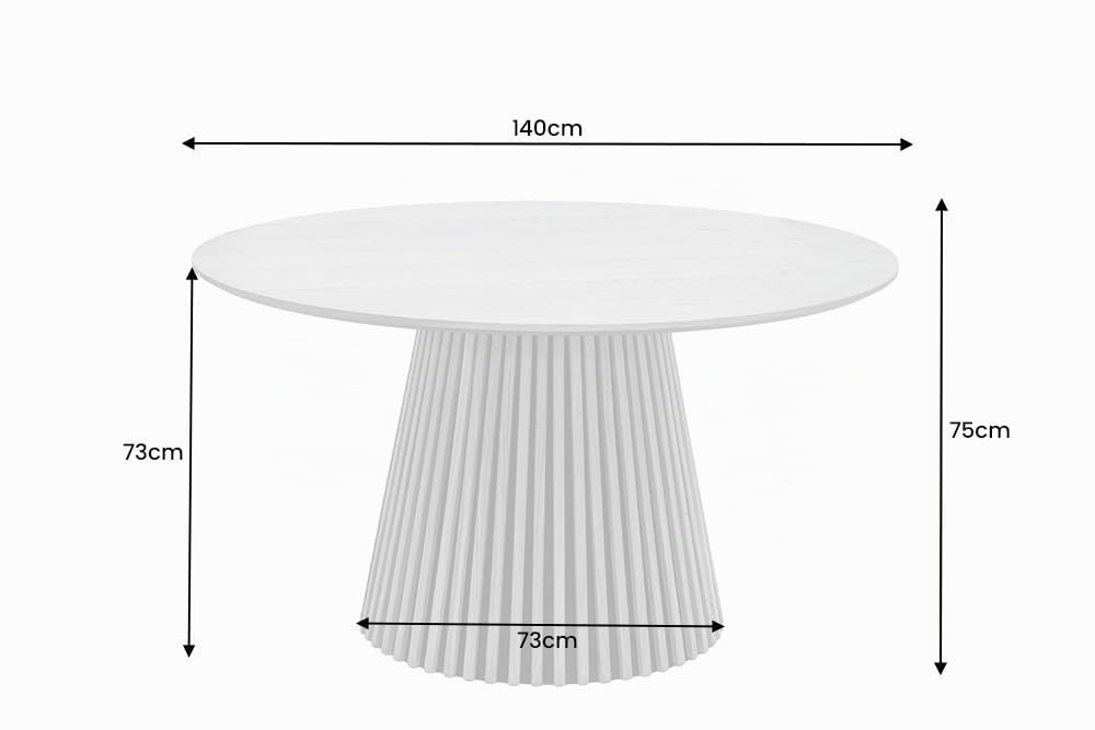 Esstisch VALHALLA WOOD 140cm - natur - Eichenholz - vielseitig einsetzbar