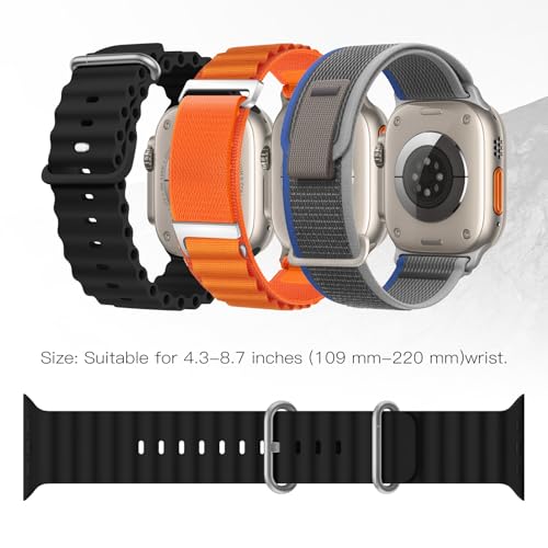ONFNZ Pacote com 10 pulseiras esportivas para smartwatch compatíveis com ultrapulseira para mulheres