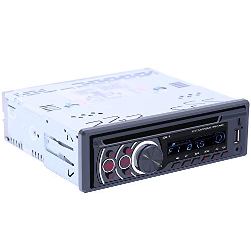 Zwbfu Um Din Car DVD Player BT Car Player Plug In A USB Radio Car Sistema de áudio MP3 One Din Car R