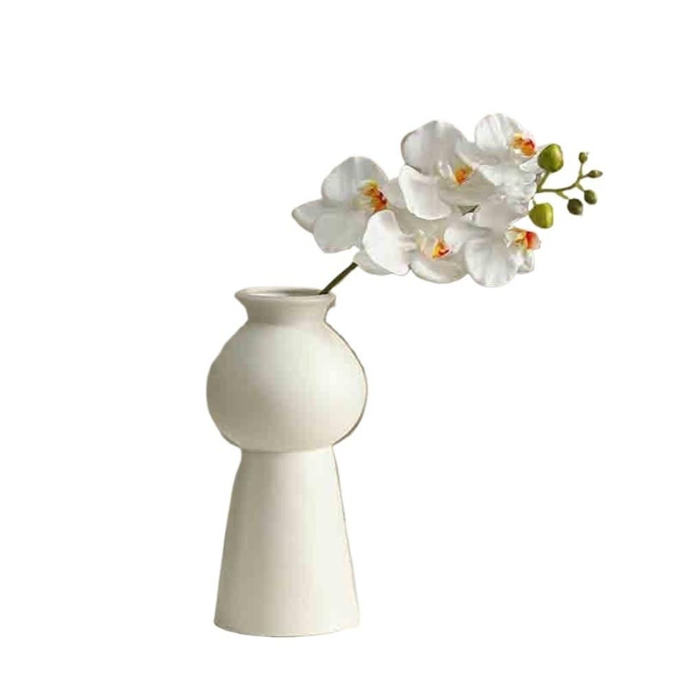 Bx9rE7tK3g Faux Flowers with Vase Single Phalaenopsis Simulation Flowers Fake Living Room Arrangement Decorative Artificial Flowers