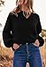 PRETTYGARDEN Women's Fashion Sweater Long Sleeve Casual Ribbed Knit Winter Pullover Chunky Fall Sweaters for Women 2025 (Black,X-Large)