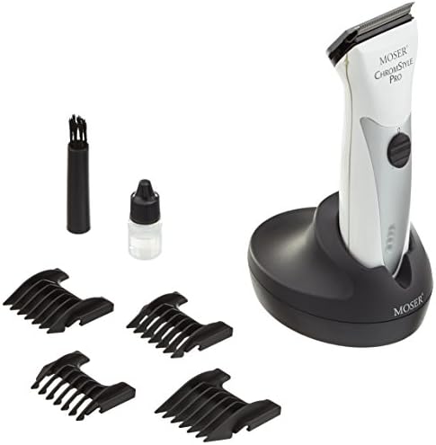 MOSER 1871 CHROMSTYLE PRO White Professional Hair Clipper Li-lon-batteries