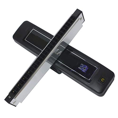 KIRANDIE Tremolo Harmonica 24 Trous 48 Blues Tone Harp Bouche Organ Clé de C ABS Résine Laiton Reed Instruments de… - Les Beatles, Paul McCartney, John Lennon, RIngo Starr, George Harrison KIRANDIE Tremolo Harmonica 24 Trous 48 Blues Tone Harp Bouche Organ Clé de C ABS Résine Laiton Reed Instruments de… – Image 4
