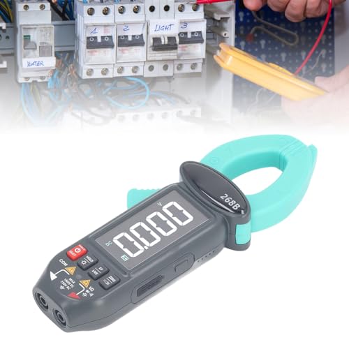 Multímetro Pinza Digital AC DC, Multímetro de Corriente, Voltaje, Capacitancia y Frecuencia miniatura 5