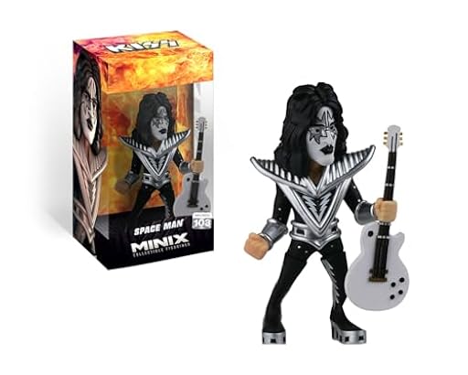 BANDAI - Minix Figura de colección 12cm - Kiss - Space Man - Coleccionables para Exhibición - Idea de Regalo - Juguetes para Niños Y Adultos - Fans De Música (MN14132) | Ya disponible en tu tienda friki favorita! En mundofriki.es!