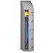 Remcon 1-Tier Rust-Proof Plastic Locker - 15X18x62" Opening - 1 Locker Wide - With Slope Top - Gray