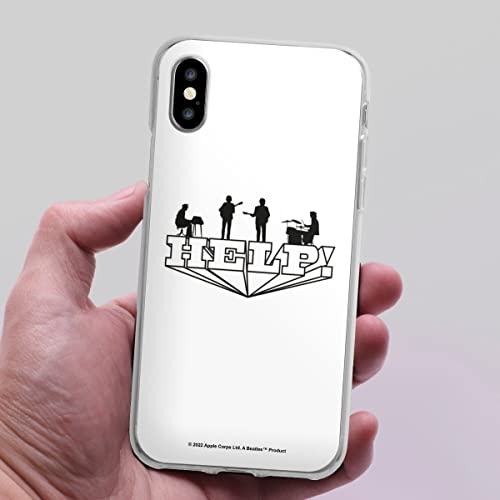 DeinDesign Coque en Silicone Compatible avec Apple iPhone X Etui Silicone Coque Souple The Beatles Help! Rock ‘n’ Roll - Les Beatles, Paul McCartney, John Lennon, RIngo Starr, George Harrison DeinDesign Coque en Silicone Compatible avec Apple iPhone X Etui Silicone Coque Souple The Beatles Help! Rock 'n' Roll – Image 4