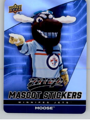 2025-26 Upper Deck MVP Mascot Stickers #MS-29 Mick E Moose Winnipeg Jets Official Hockey Card in Raw (NM or Better) Condition